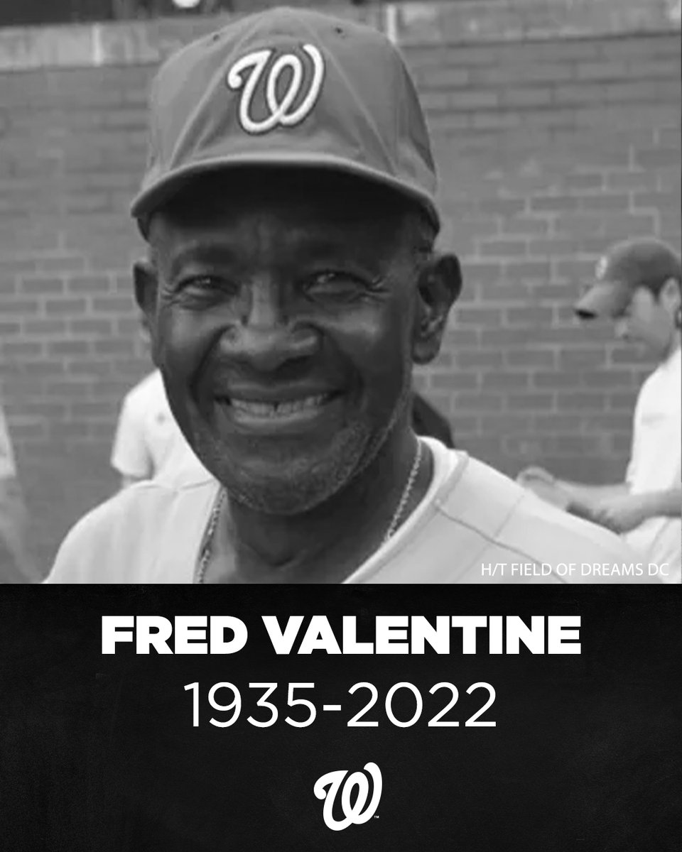 Nationals's tweet image. We’re saddened by the passing of Fred Valentine.
Fred played in 5 seasons for the Senators in the 1960s.
May he rest in peace.