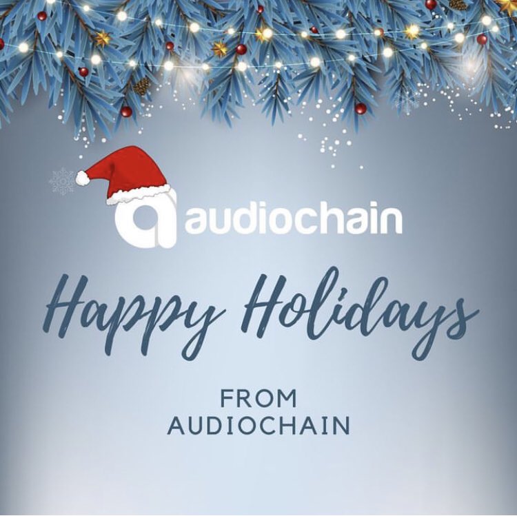 audiochain_io's tweet photo. Happy Holidays everyone from all of us at @audiochain_io 
#music #nft https://t.co/PjA0FdnIp6