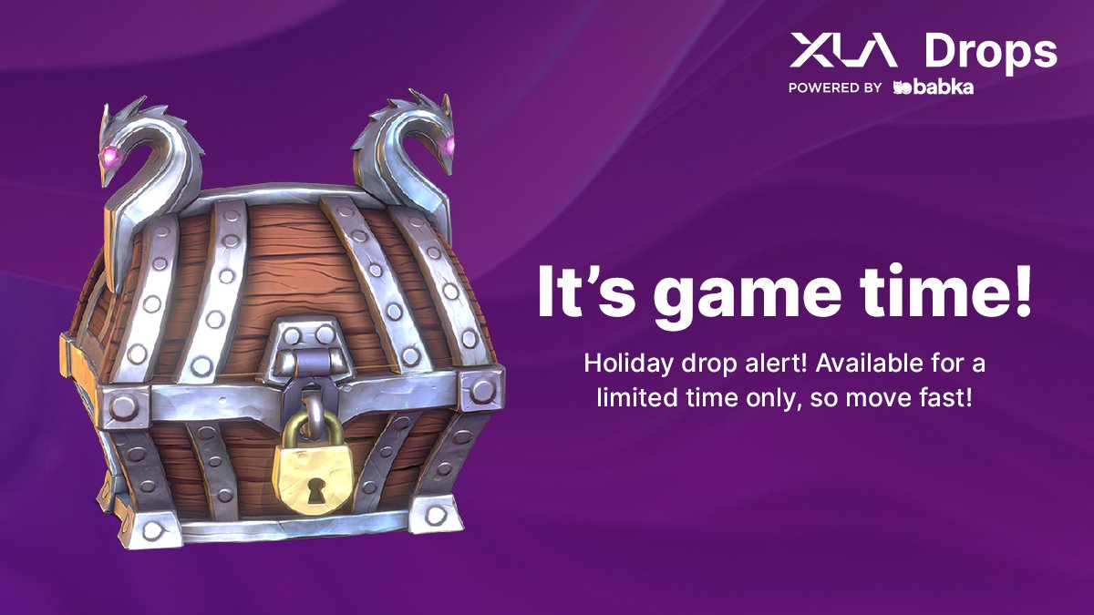 Holiday drop! Get free games and a bonus deal for future drops – sign up before inventory runs out!
xladrops.com/holiday

#freegames #babka #holidaydrop
