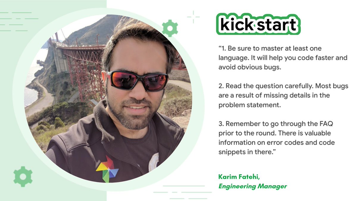 ✨ It's the year's last #KickStartTipTuesday! ✨

Take Karim's advice and check out the Kick Start FAQs, where we lay out everything from eligibility and registration to our platform and scoring → goo.gle/3hxh6Y5

📢 And sign up to get email alerts for 2023 registration!