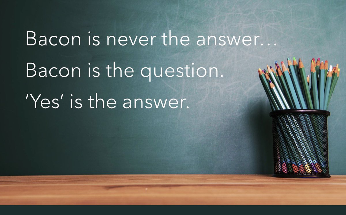 Knowing the question and answer is one of life’s important things…