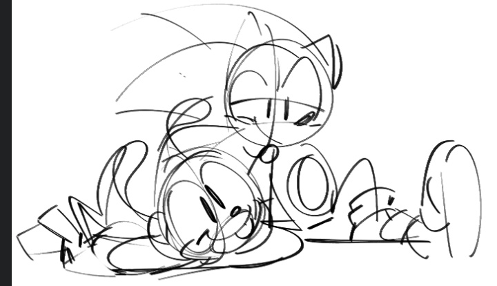 Rough sketches of a dream I had with this two last night (yeah i got too lazy to finish them)