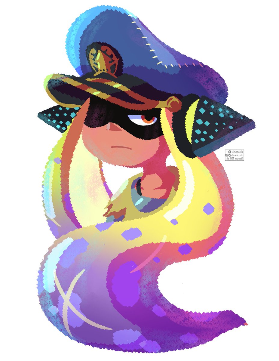 chiara_eliz's tweet image. this is how all the cool people draw captain
#splatoon