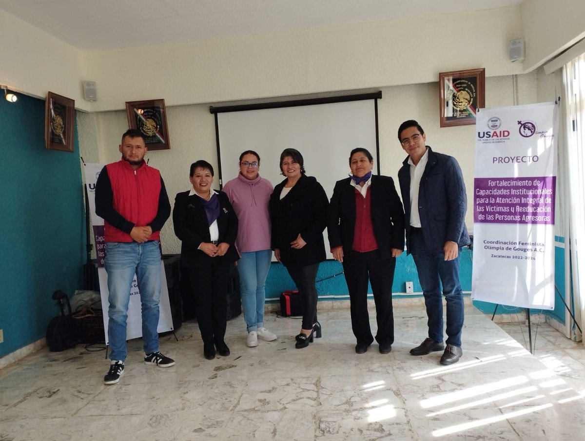 GougesAc's tweet image. Presentación del proyecto “Fortalecimiento de Capacidades Institucionales para la Atención Integral de las Víctimas y reeducación de las Personas Agresoras” en el municipio de Morelos, Zacatecas.