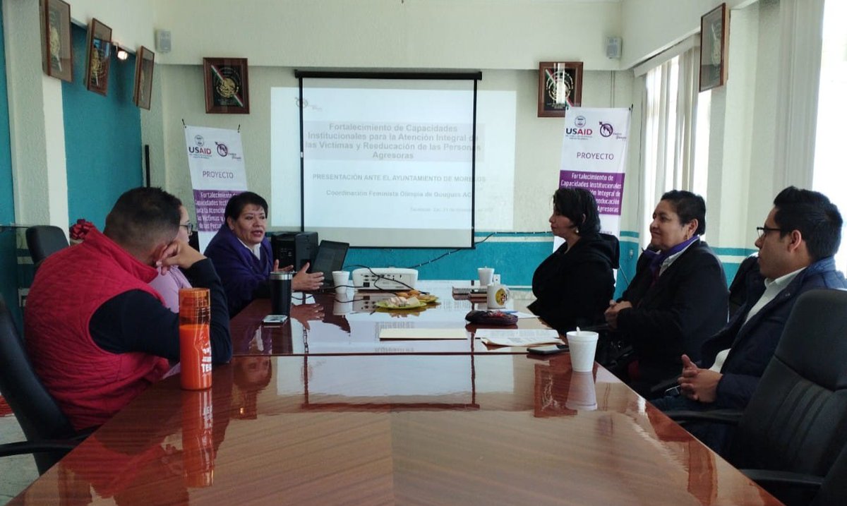 GougesAc's tweet image. Presentación del proyecto “Fortalecimiento de Capacidades Institucionales para la Atención Integral de las Víctimas y reeducación de las Personas Agresoras” en el municipio de Morelos, Zacatecas.