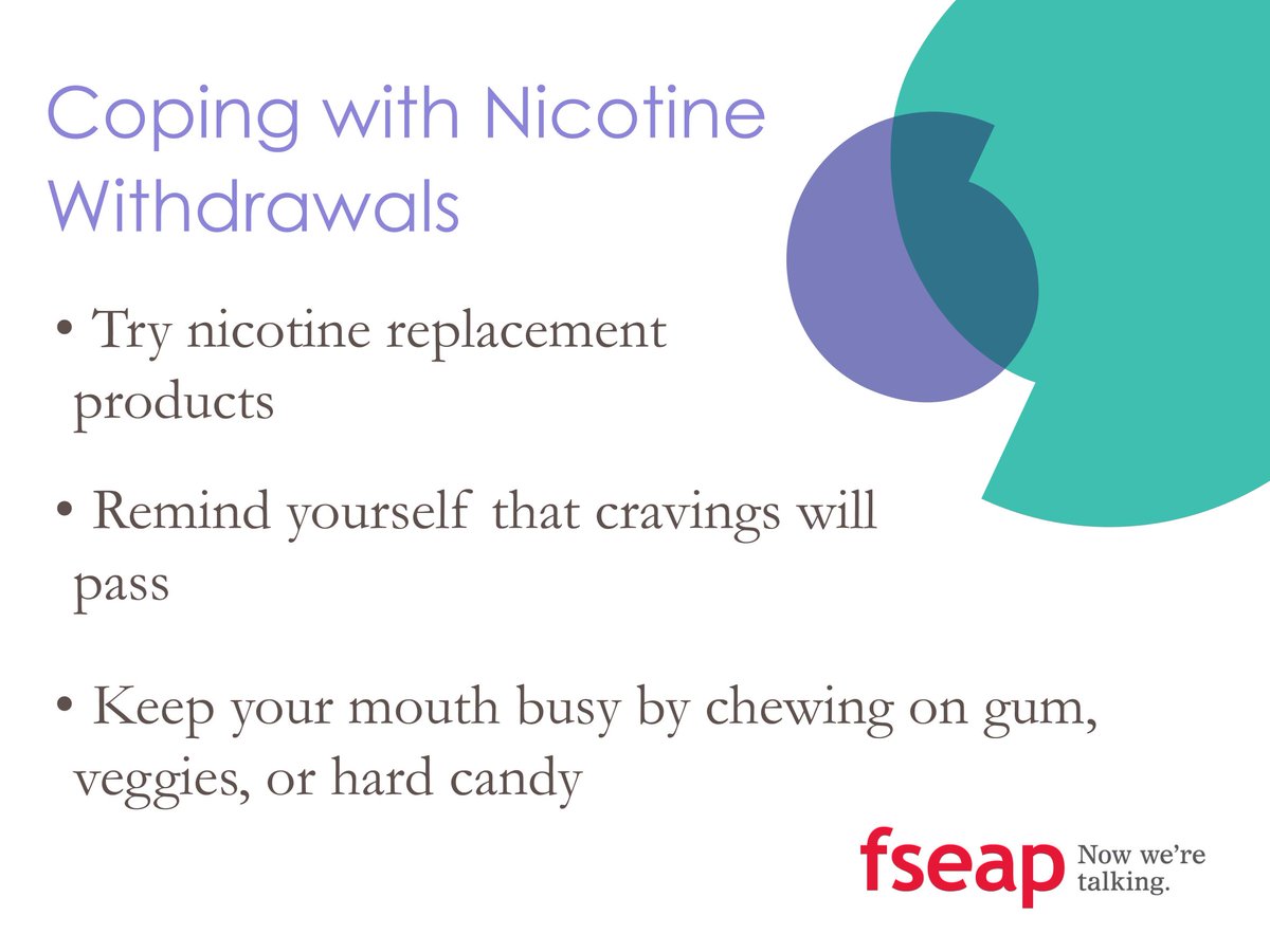 FSEAP_Canada's tweet photo. Is quitting smoking one of your resolutions this year? Are you coping with nicotine withdrawals? Here are some tips that might help. https://t.co/zx9WffWCXz