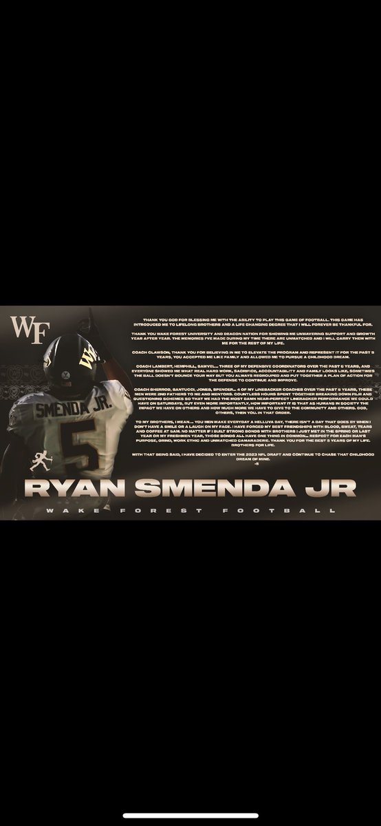 ryansmenda's tweet photo. Thank you God! 🙏🏽
#2023nfldraft https://t.co/GgUprqWV1l