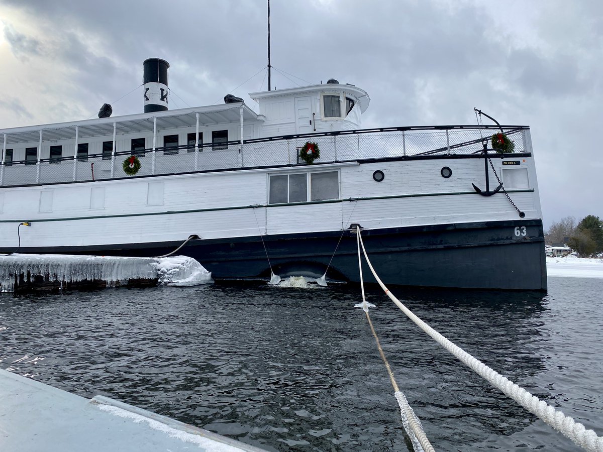 lecournews's tweet photo. After years of serving the Moosehead Lake region, historic steamboat The Katahdin is underway preservation efforts.

See the plans in place to keep this beloved boat afloat for years to come, tonight at 6 @newscentermaine https://t.co/K49MmYVt9k