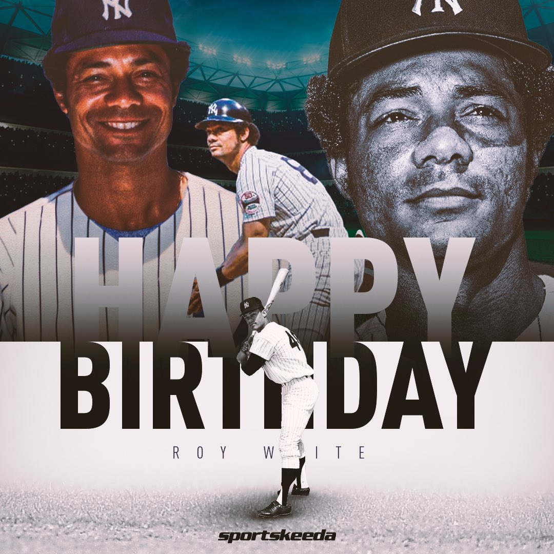 Happy Birthday to former LF for the New York Yankees, Roy White!    2x World Series Champion 2x All-Star 