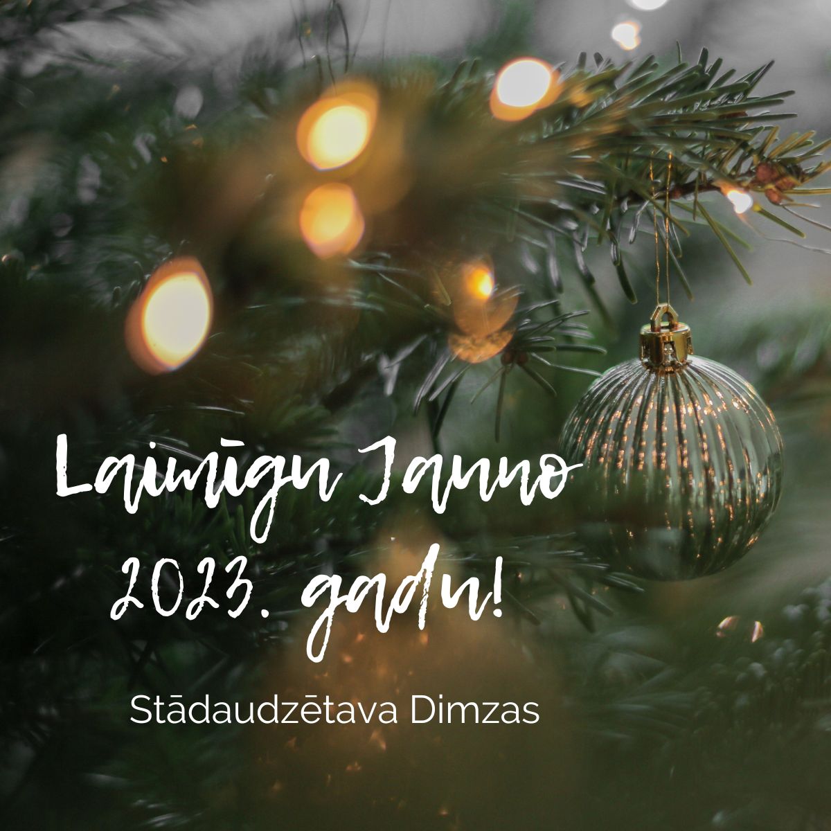 Dimzas's tweet image. Lai Jaunais gads ir
Skaists kā Vidzeme,
Līdzens kā Zemgale,
Dziesmots kā Latgale
Un bagāts kā Kurzeme!
Lai sildās sirds
Tai baltajā dziesmā,
Ko šovakar zeme
Debesīs dzied.
Lai nosargā sevī
To svecīšu liesmu,
Ar kuru var droši
Caur puteņiem iet. 
/Kornēlija Apšukrūma/