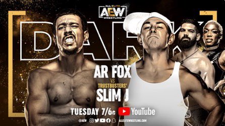 ARealFoxx's tweet photo. Where the carpet⁉️ cause TONIGHT WE STEPPIN‼️‼️ ME n The Og Slim STOMPiN hard on this one‼️ Tonight at 7/6c it goes up on YouTube #aew DARK #ROCKETFOX #DRIP #SPLASH #TOPTIER #RANK1 #highestflyer #hardestworker LETGO https://t.co/mhF1KnViT6