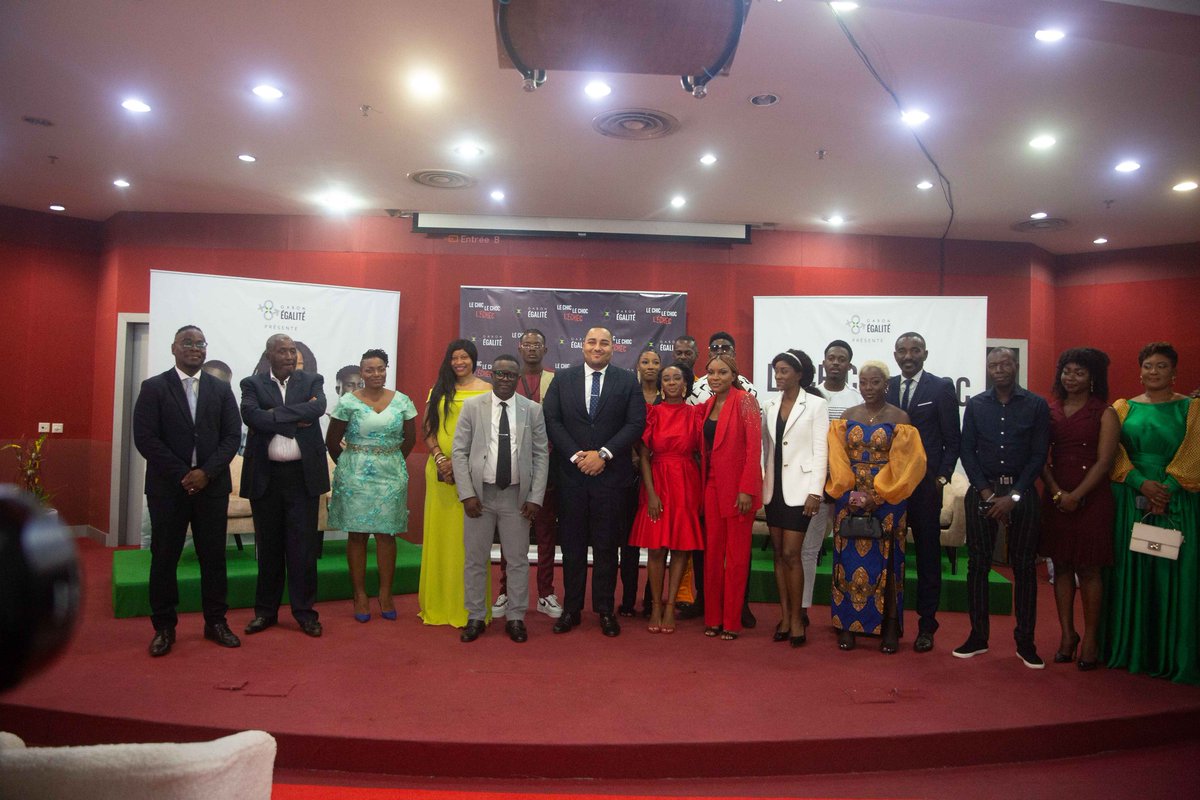 GabonEgalite's tweet photo. Avant-première de notre série événement Le chic, le choc, l'échec. 
Retour en images.
À retrouver tous les dimanches à 21h sur Gabon 1ère dès le 1er Janvier 2023.

#CCE #GabonÉgalité https://t.co/pReKyjOP1T