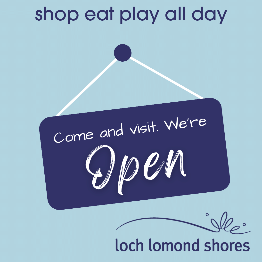 We're open for a great day out to shop, eat and play.
Shops are open from 10am until 5.30pm.
TreeZone Loch Lomond and Loch Lomond SEA LIFE Centre are also open for pre-booking and Jurassic Grill and Ice are open. #daysoutlochlomond #familydaysout