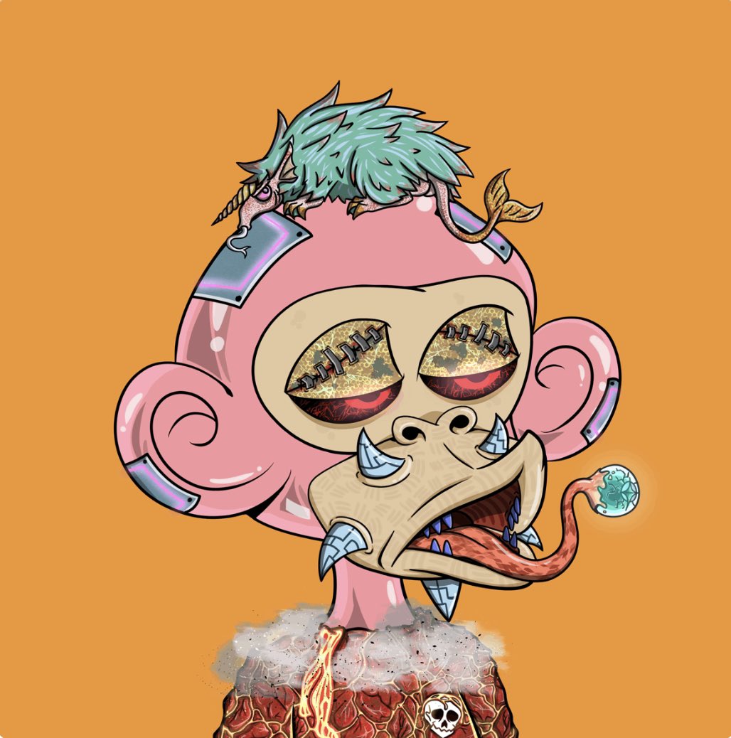 Just added to my collection this sick monkey, in 🔝 20 rarity of <a href="/BabyApe_SC/">BabyApe SC</a> 🔥
#Nft #solana #crypto