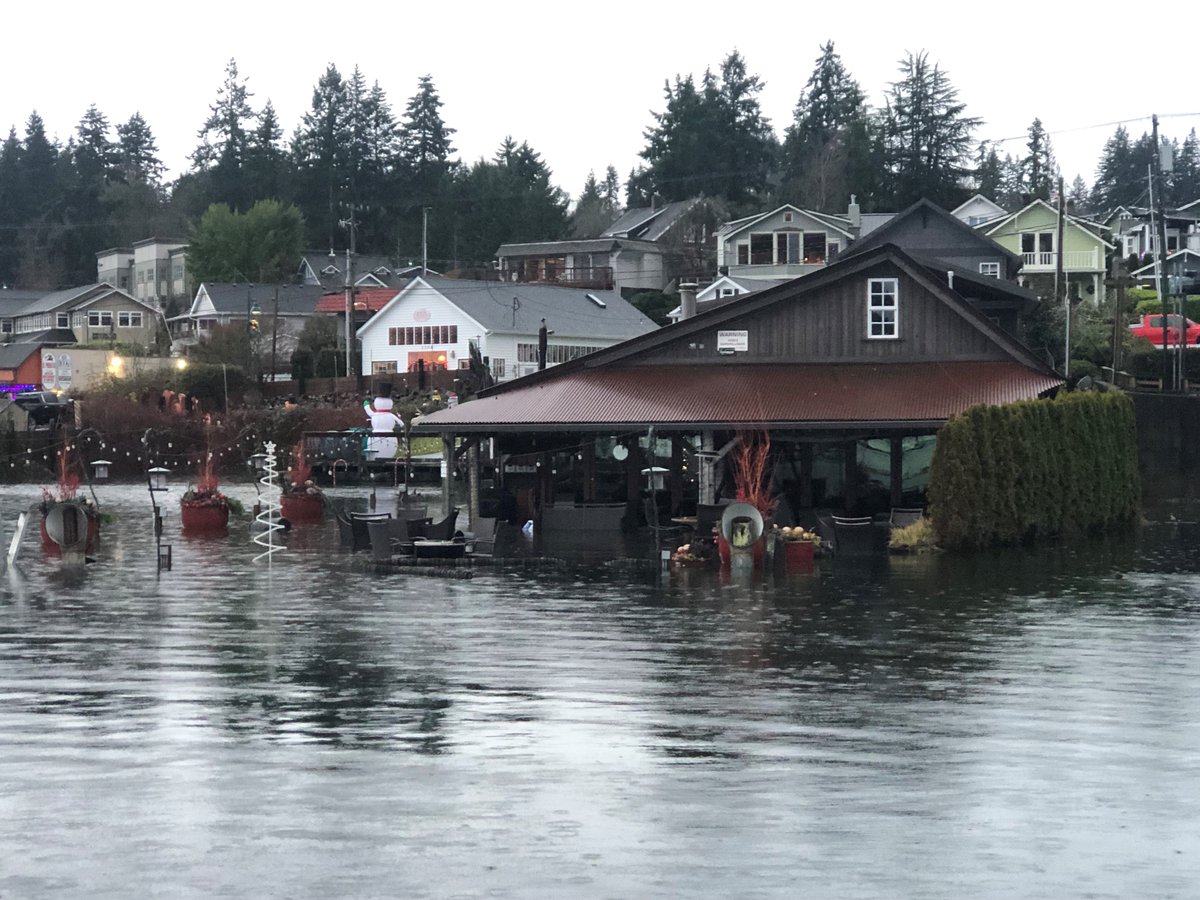 Some images taken around #GigHarbor at approximately 9:00 a.m. on 12/27/22 (high tide/King Tide).