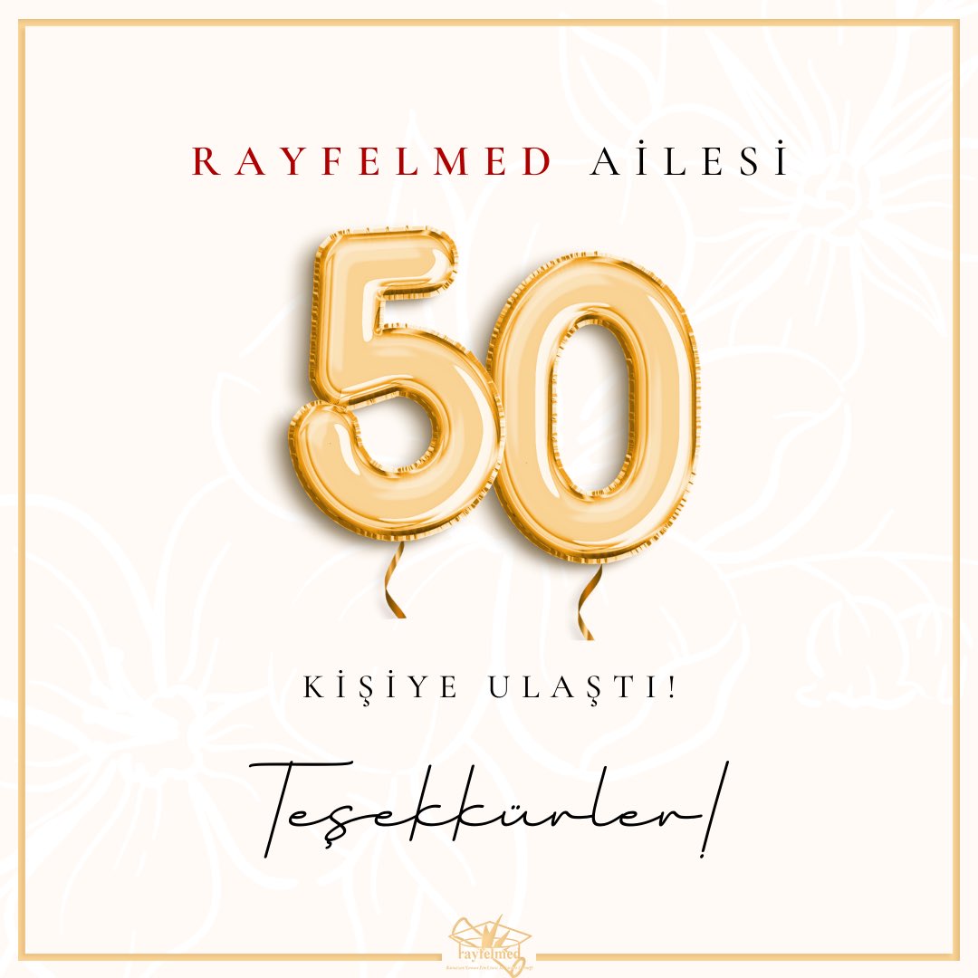 24.12.22 itibariyle, derneğimiz 50 üye sayısına ulaşmıştır. Kurulduğumuz günden bugüne, yanımızda olan ve bize destek veren herkese sonsuz teşekkürler. Daha büyük bir aile olmak dileğiyle!