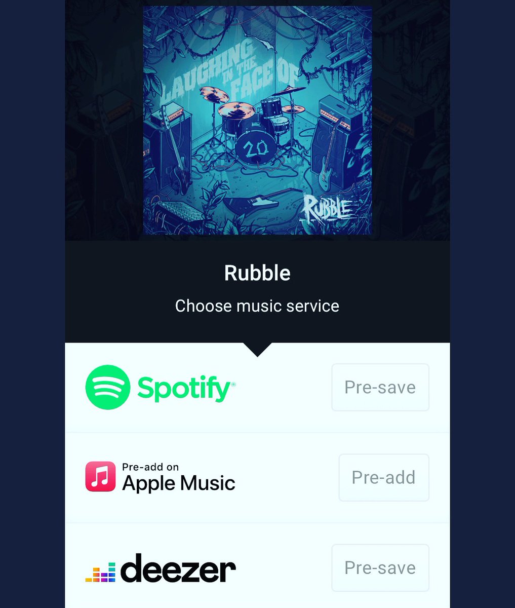 PRE-SAVE / PRE-ADD <a href="/LITFO/">Laughing In The Face Of</a> new single ‘RUBBLE’ out 3.1.23🤘

#lockjawcrew #laughinginthefaceof #litfo #skatepunk #punk #melodichardcore #newmusic #newsingle #spotify #deezer #applemusic

litfo.lnk.to/rubble