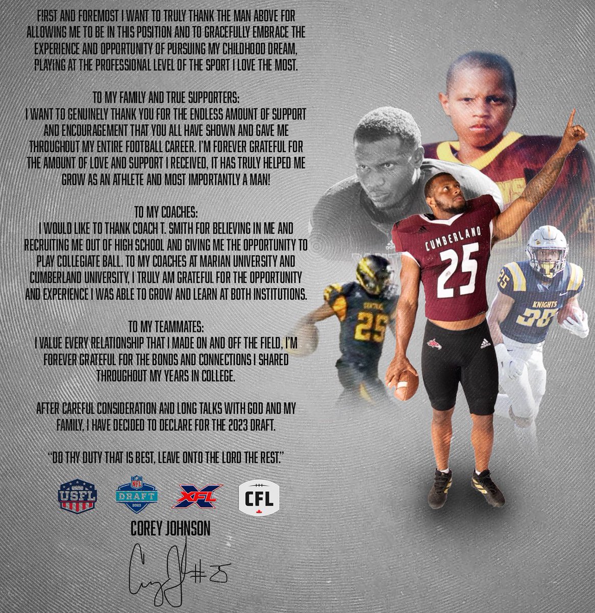 I trust you Lord!

-CJ25