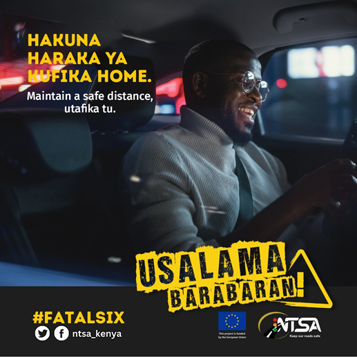 SiayaInstitute's tweet photo. Slow down, utafika home salama. #UsalamaBarabarani  @ntsa_kenya https://t.co/SK8p5y6cr7