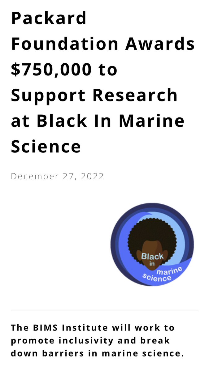 Black in Marine Science tweet media