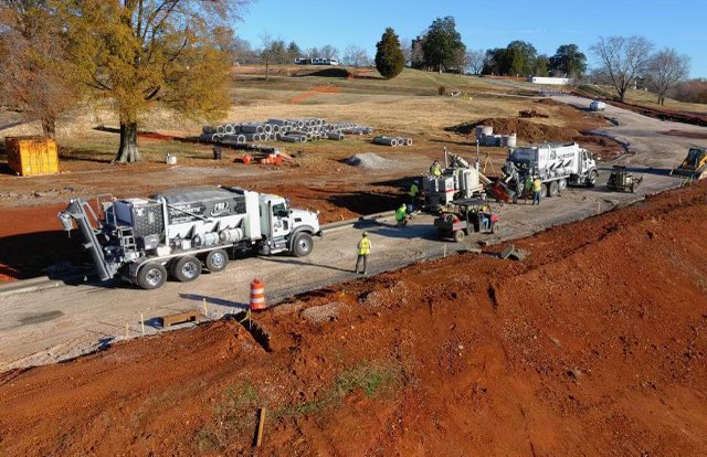 As the snow starts to melt away, you can be assured that the <a href="/gotpotholestn/">Pavement Restorations, Inc.</a> volumetric #concrete supply team is back in action! In Knoxville call (865) 724-3882. In Nashville call (615) 663-9011. In the Milan/Jackson area call (731) 238-2119. Let our team show you the difference!