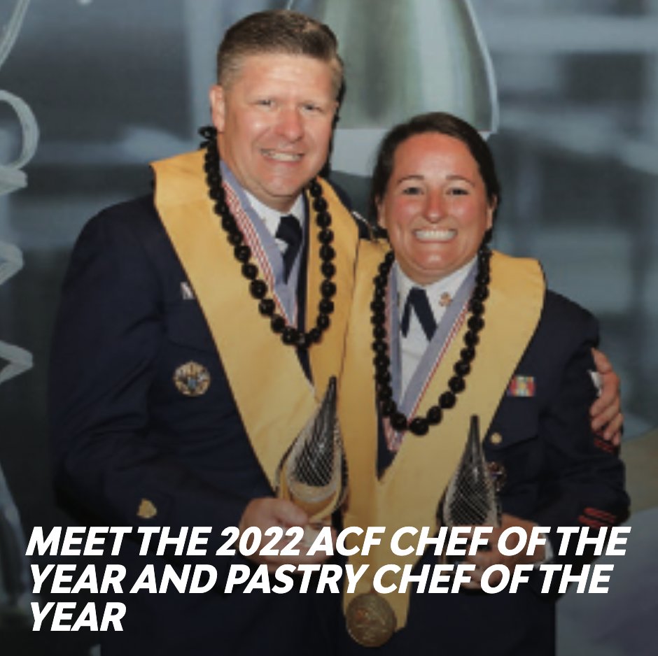 acfchefs's tweet photo. United States Coast Guard may be some of the best fed. Perhaps that’s because it has the rare honor of boasting both ACF’s 2022 National Chef of the Year and National Pastry Chef of the Year award winners in the same service.

Read here: https://t.co/p0LbynDQVj https://t.co/UfIoAtxz38