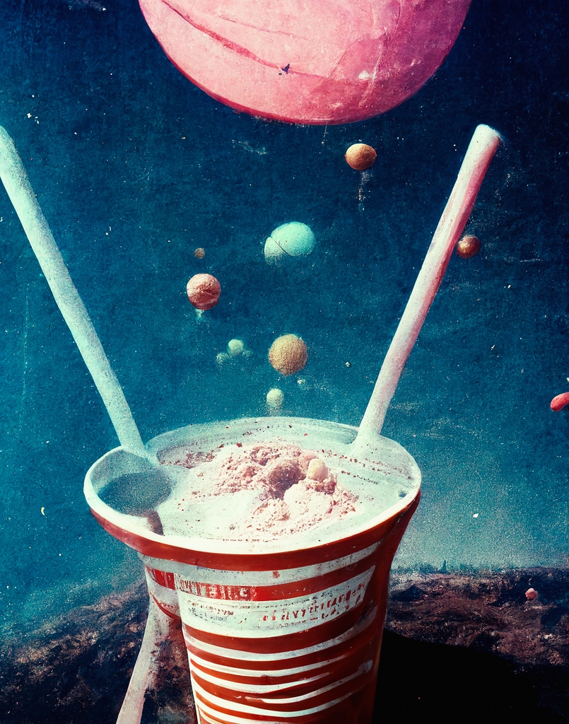 densenspiration's tweet photo. space Cream 💫🚀🍦
Space Cream is more than just dessert. It’s an AI-generated piece of art. You can capture the icecream’s cosmic flavor and take it with you wherever you go.
#spacecream #universe #dessert #midjourney #artwork #homedecoration #aiart #digitalartwork #yummy #sweet https://t.co/Wvxt6L6uVY