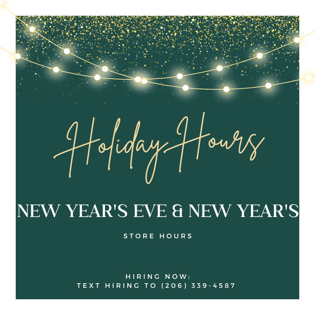 sippingstreams's tweet image. Stop by and see us before the New Year!🎉 Sipping Streams Tea House will be open Tuesday through Friday, but will CLOSE for New Years Eve and New Years Day✨
#shoplocalalaska #supportlocalsmallbusiness #newyearhours