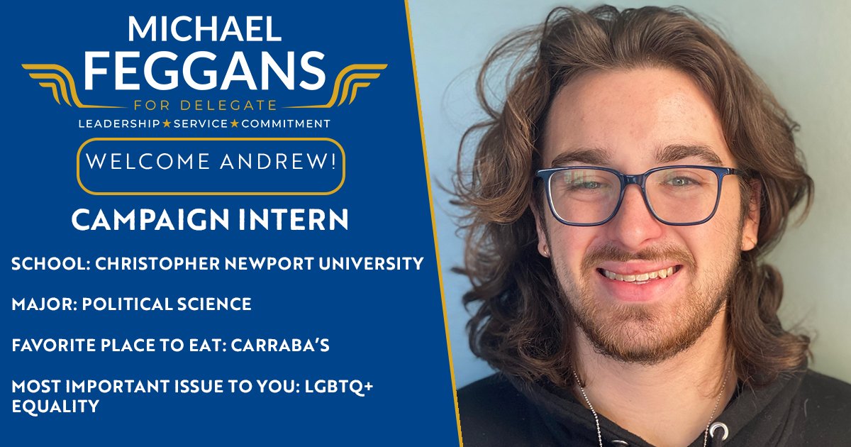 Michael Feggans for Delegate on Twitter "I want to our first