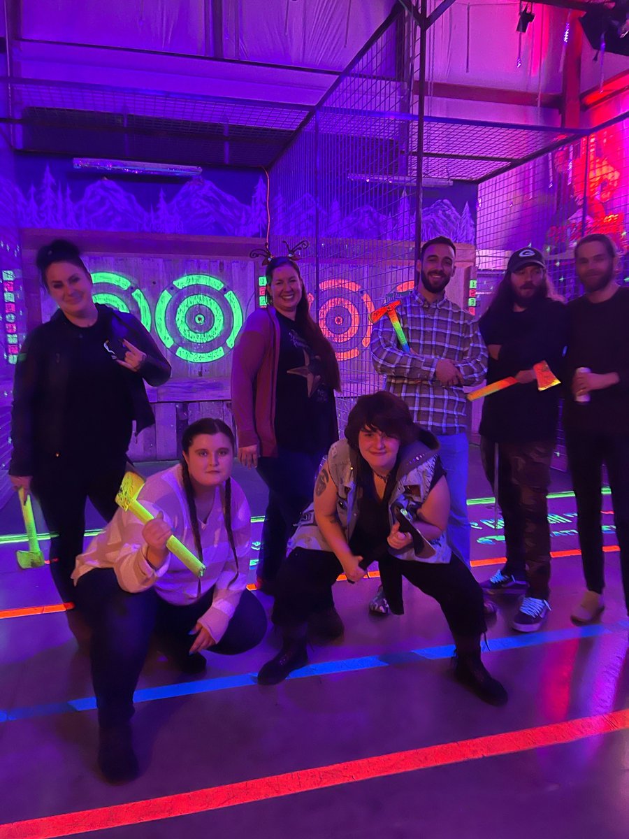 SuperPlugStore's tweet photo. We hope you all had a Happy Holiday! SuperPlug took to the targets for some Axe Throwing fun! What was your best Christmas Memory this year? 

We are looking forward to the New Year together with you all! Don't forget to use code SP23 all week long for 20% off your order! https://t.co/ALGTFmMD6f