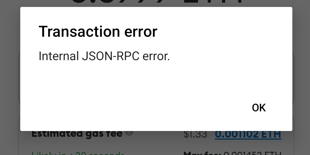DelnorteHexican's tweet photo. Good Morning! I've been trying to swap since last night and have had nothing but slow network issues. This is the error I am getting.. Can snyone tell me how I can clear this? Because now I can't swap anywhere. $Hex #SlowNetwork #TryingToBuyTheDip https://t.co/YqtGahACkl