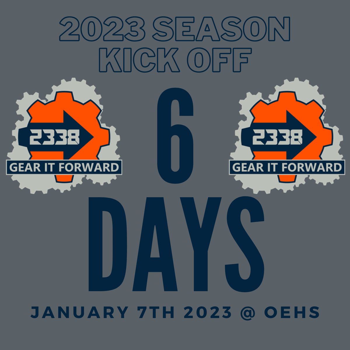 FIRST2338's tweet photo. The probability of rolling a 6 on a 6-sided dice is 1/6. Although, each outcome is equally likely to come on top when the dice is rolled. #kickoff2023 #CHARGEDUP #robotsareback #impactaward #STEMeducation #CHUCK #FIRSTisForEveryone #omgbots https://t.co/5VxNKOztII