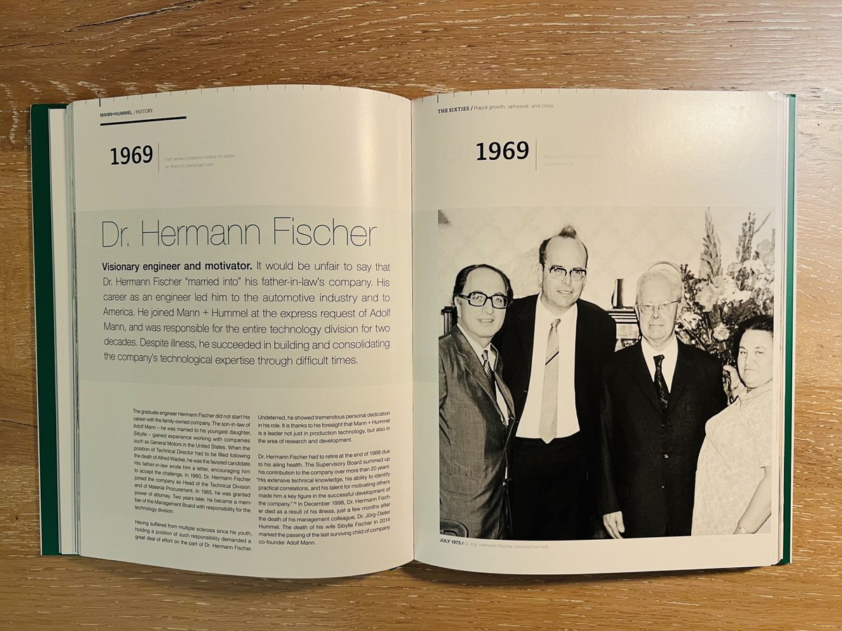 2015: Und noch einmal dieses Jahr - aber ganz anders. MANN+HUMMEL wird 75 Jahre alt - und wir dürfen das Jubiläumsbuch gestalten, das als echtes "Coffee Table Book" mehr als 200 Seiten hat. Faszinierende Geschichte - und Frisuren 😉  #KRwird50 #KRTop50