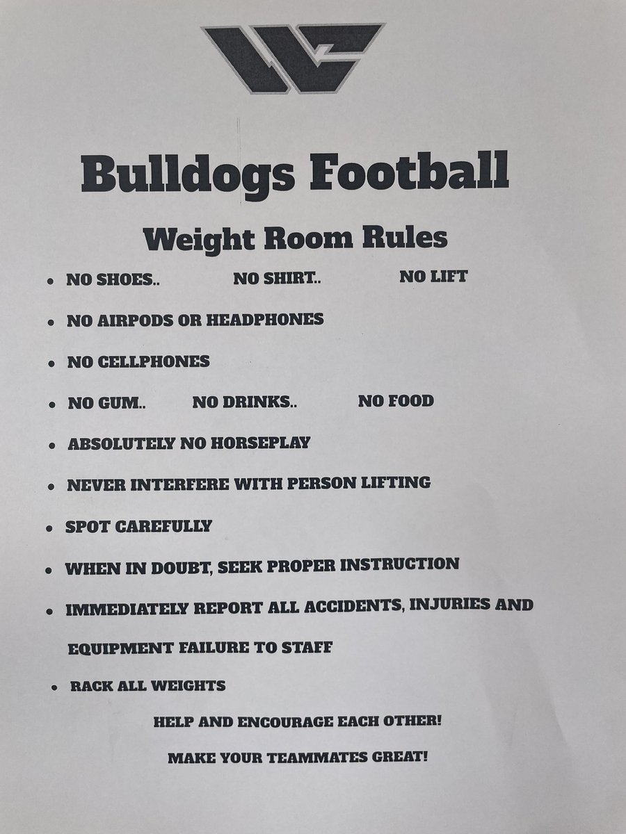 _CoachYbarra's tweet photo. Weight room is open from 9:30-11:30 https://t.co/Mjb3mfUosQ