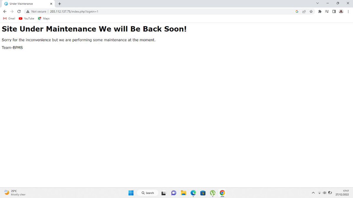 IIAMahaChapter's tweet photo. @mieknathshinde MAHAVASTU portal &amp; BPMS online building permission system is down since 18th December, 10 days. No official update yet. Huge loss of revenue to ULBs, professionals &amp; building industry across the Maharashtra. @CMOMaharashtra @Dev_Fadnavis @_DigitalIndia @PMOIndia https://t.co/xvnYXpU9iK