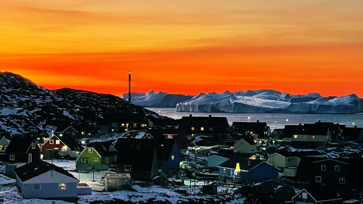 Beautiful 🤩
#Ilulissat #Greenland #ChristmasVacation