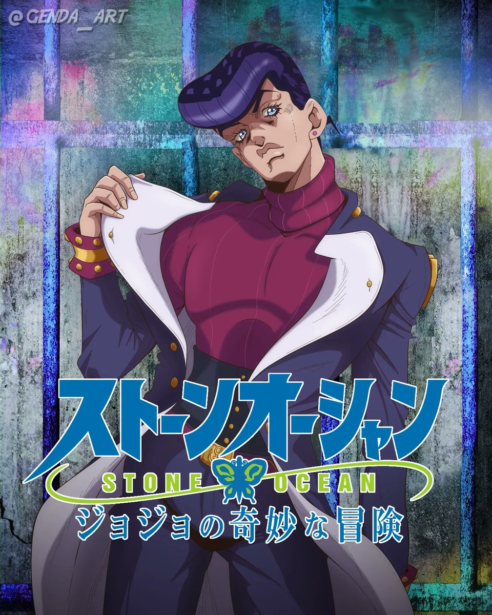 genda_art's tweet photo. "What if Josuke was in Stone Ocean?"
#jojo_anime    #JoJosBizarreAdventure #ジョジョ #ジョジョの奇妙な冒険 #StoneOcean    #StoneOceanAnime https://t.co/7EorMUfZ1y