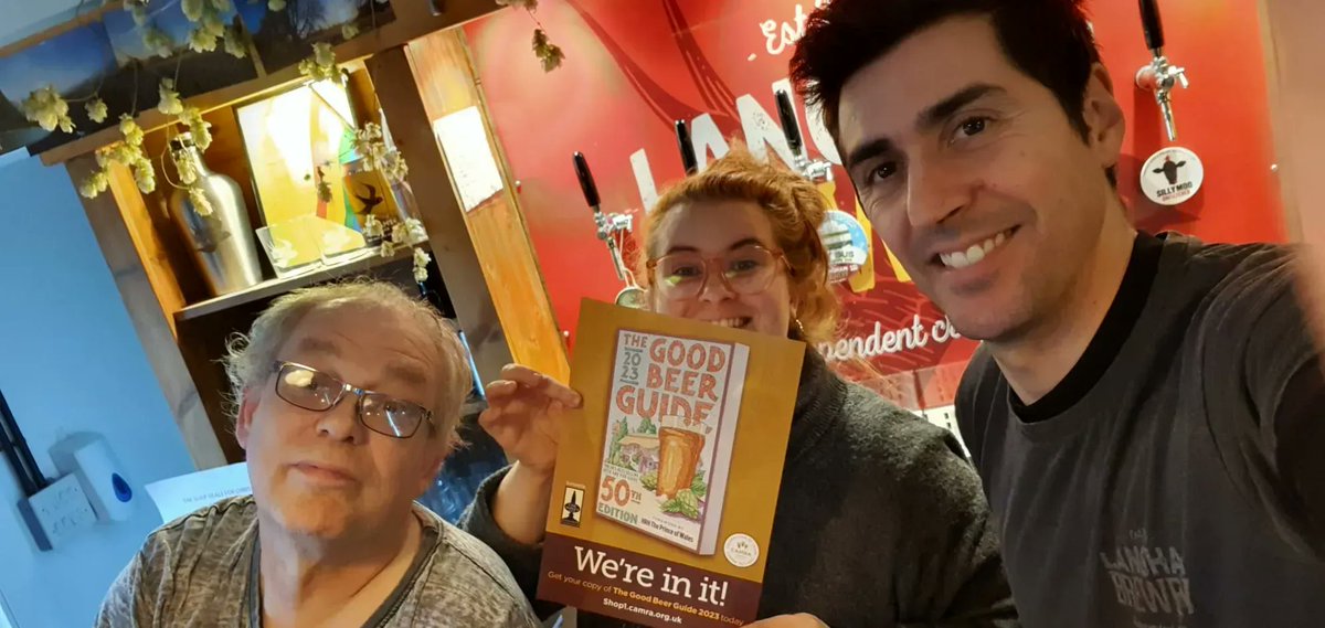 LanghamBrewery's tweet photo. Thrilled! We're in the 2023 Good Beer Guide!
Huge congratulations to Bex and the wonderful team of Taproom staff... and our
fabulous brewers of course.
We're a very happy brewery 🥳.
https://t.co/2dn6MhZy47
goodbeerguide #wereinit #camra #goodbeerguide #goodbeerguide2023 https://t.co/eHsvOlK4Rh