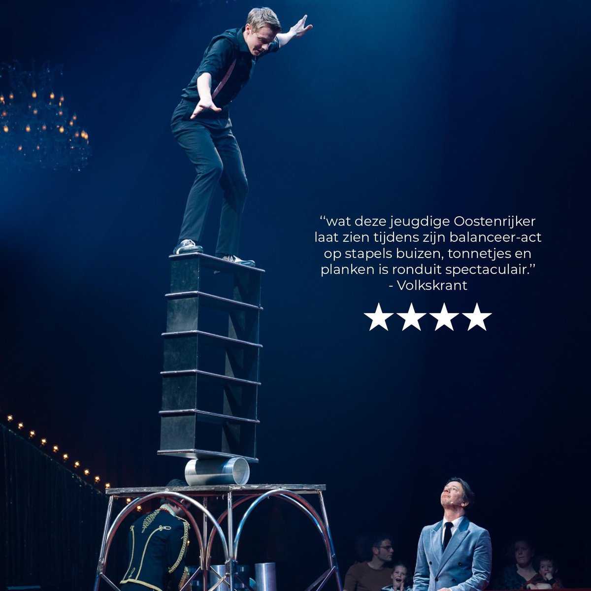 Mooie woorden vandaag van de Volkskrant over ons Kerstwintercircus! Het goede nieuws: we gaan nog t/m zaterdag door. Heb je nog geen kaarten? Dan moet je er snel bij zijn, de laatste kaarten zijn nu in verkoop! parktheater.nl/nl/programma/1…