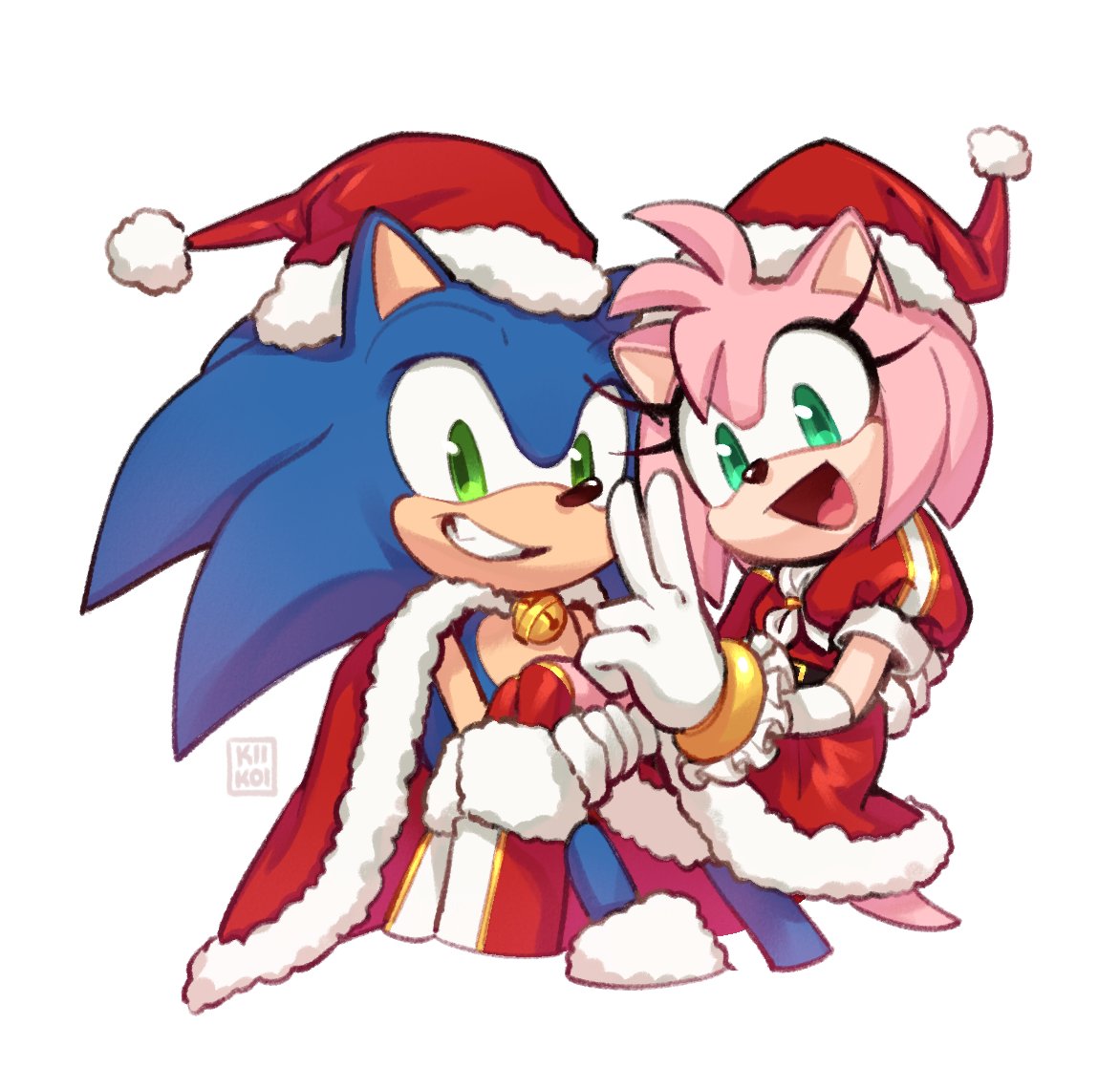 Snow Kii (*´⁠꒳⁠`*)⁠ฅ ☃️ on X: #sonamy 💙💖🎁