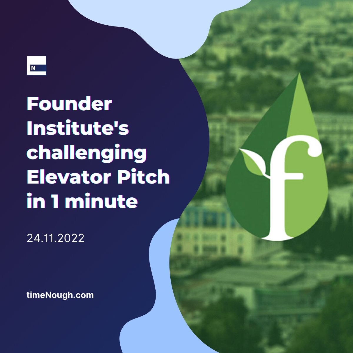 NoughCom's tweet photo. Founder Institute's challenging elevator pitch in 1 minute 

https://t.co/ixzQSs2HzE 

#founderinstitute #accelerator #tech #startup #founder #founders #tech #dropout #elevatorpitch #pitch #prototype #feedback #training #product #siliconvalley #luxembourg #losangeles https://t.co/cD7a1BHjSW