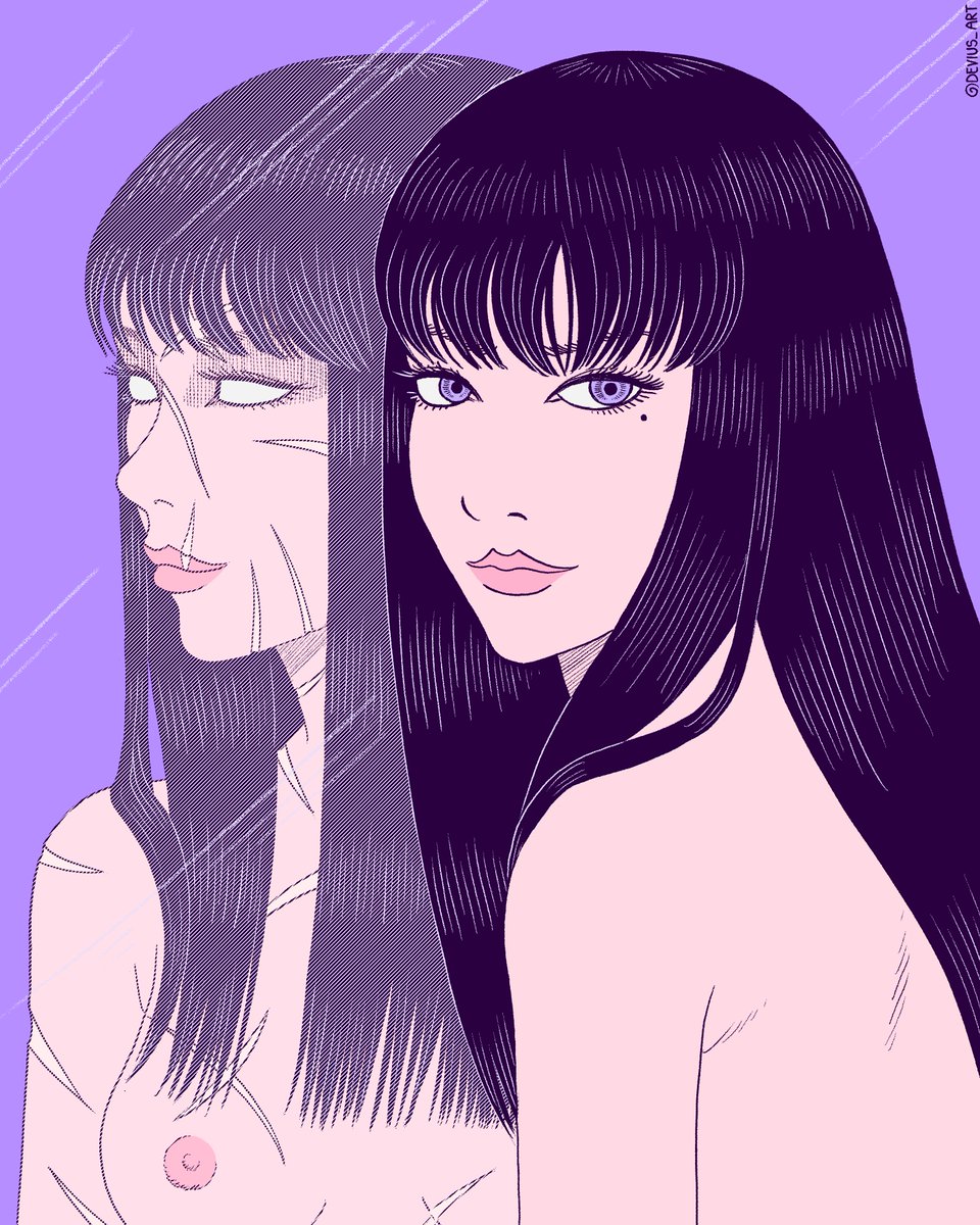 Devius_Art's tweet photo. "Deceit"
A tribute to Tomie and its author, Junji Ito.
B/W version coming soon!
#tomie #tomieedit #tomiejunjiito #junjiito #digitalart #illustration #mangaart #junjiitocollection #manga #horrormanga #mangahorror #clipstudio #clipstudiopaint #drawing #aesthetic https://t.co/ZQc41rhHdL