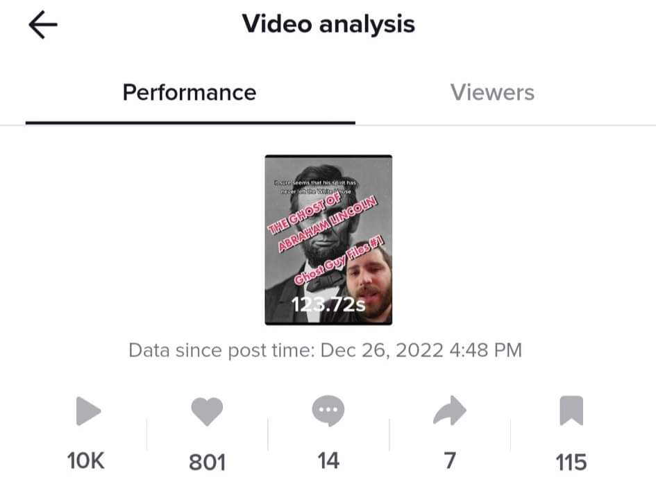 The First Video Of My #GhostGuyFiles Videos On TikTok  Just Hit 10k Views And 800 Likes In Less Than 24 Hours.
#ThankYou🎥☠️
tiktok.com/@ghostguybrand…