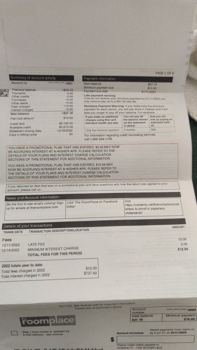 Sanjay4rAll's tweet photo. #roomplace @askcomenity I beg you to fix you https://t.co/WTosz3wQmf customer service . I have a loyal customer to roomplace and paid my entire account balance and still receiving the late fee. The customer support take hours to connect and they made false promise.plz help. https://t.co/Rd4Cqxkg18