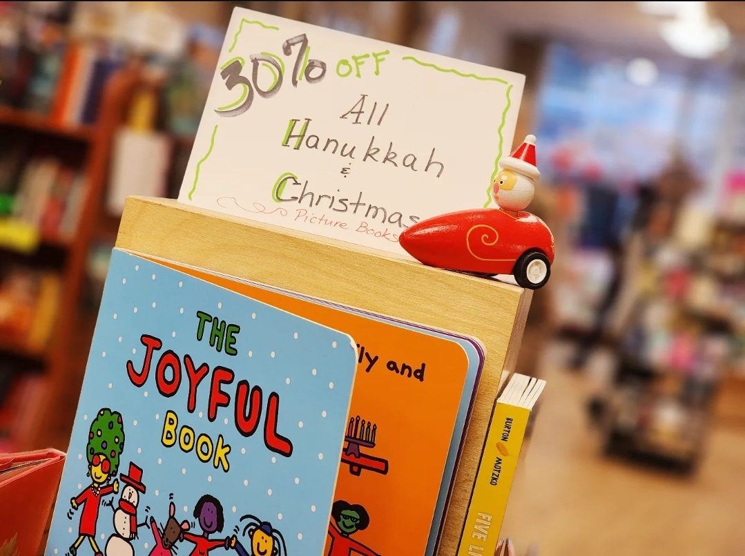 🌟Heads up!🌟 All Hanukkah and Christmas books and items are 30% off this week!