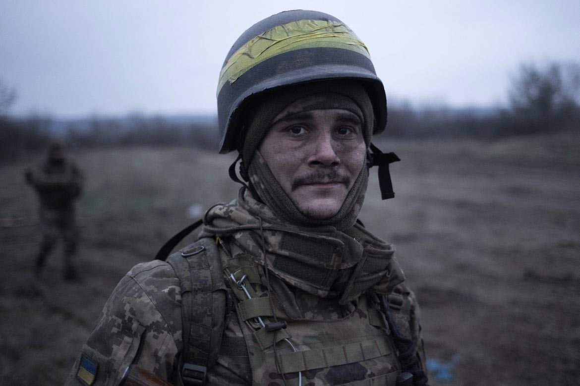 DefenceU's tweet photo. War is hell. 
But we know what we are fighting for. 
That's why we must—and will—win.
📷 Benas Gerdziunas https://t.co/gjY8BgG6pY