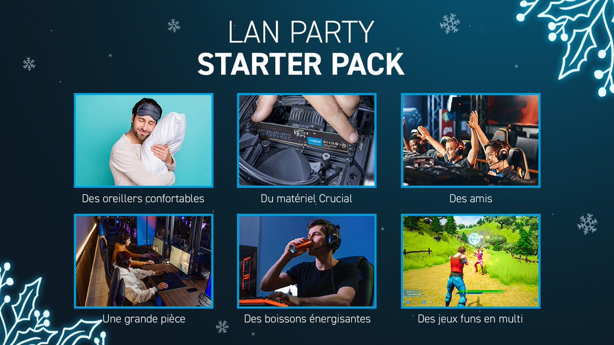 Quel est l'élément indispensable pour faire d'une LAN-party une réussite selon vous ? 😊