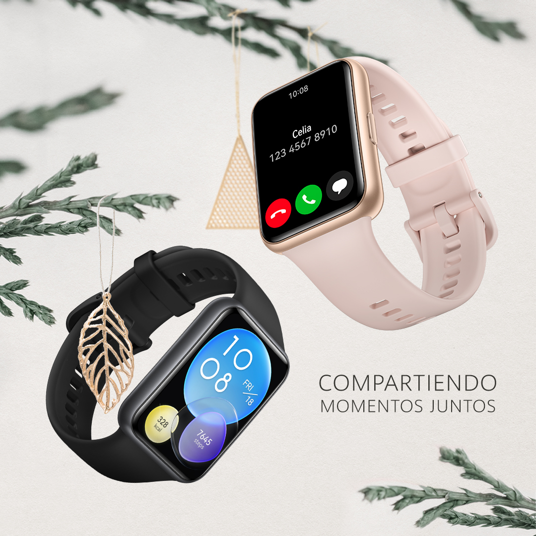 Se acerca la última noche del año, ¿lo tienes todo preparado? Cena, cotillón, uvas... 🥳🍾🍇 Para no ir a contrarreloj, solo gira tu muñeca. Con #HUAWEIWatchFit2 ⌚️tienes todo lo que necesitas. ¡Incluso puedes llamar cuando den las 12! 🕰️ fal.cn/3uIrh