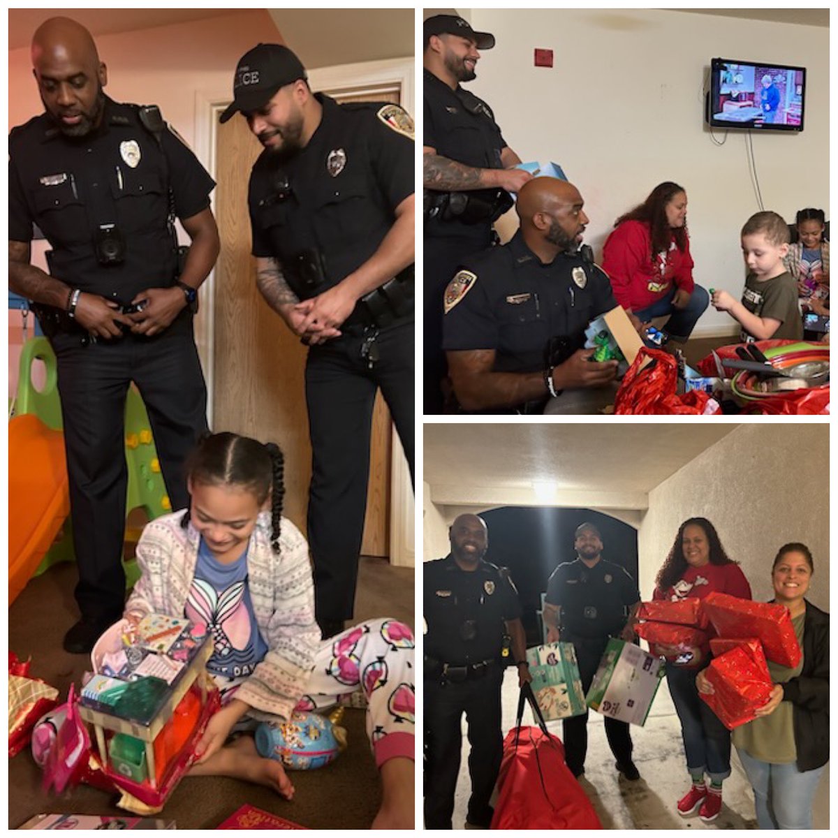 kissimmeepolice's tweet photo. It was our privilege to purchase and drop off gifts, diapers, food, and gift cards to a family in need this holiday season. We raised money within the department to help make this happen. We love our community! https://t.co/ZUwFRFg7fW