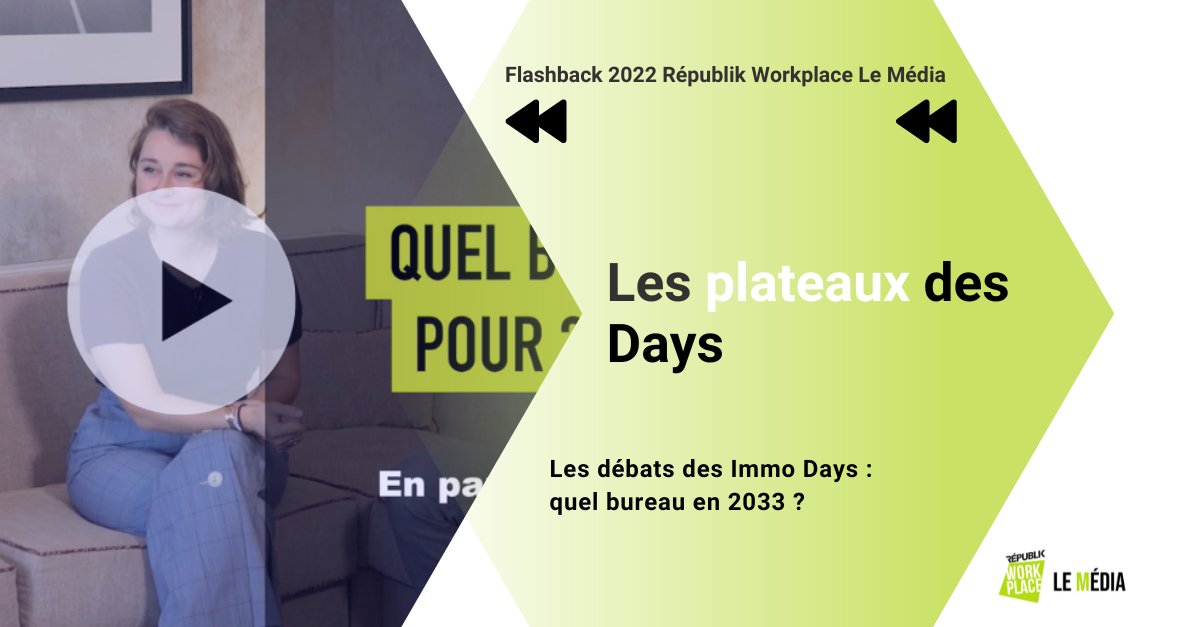 Républik Workplace (@rpk_workplace) on Twitter photo Flashback de manière thématique sur les articles marquants parus sur Républik Workplace Le Média 🗞️⏪
Quatrième thème : les plateaux des Days💥
(Re)découvrez l'article Quel bureau en 2033 ? en partenariat avec <a href="/TheBosonProject/">The Boson Project</a>
⬇️⬇️⬇️
republik-workplace.fr/rh/modes-trava… Flashback de manière thématique sur les articles marquants parus sur Républik Workplace Le Média 🗞️⏪
Quatrième thème : les plateaux des Days💥
(Re)découvrez l'article Quel bureau en 2033 ? en partenariat avec <a href="/TheBosonProject/">The Boson Project</a>
⬇️⬇️⬇️
republik-workplace.fr/rh/modes-trava…